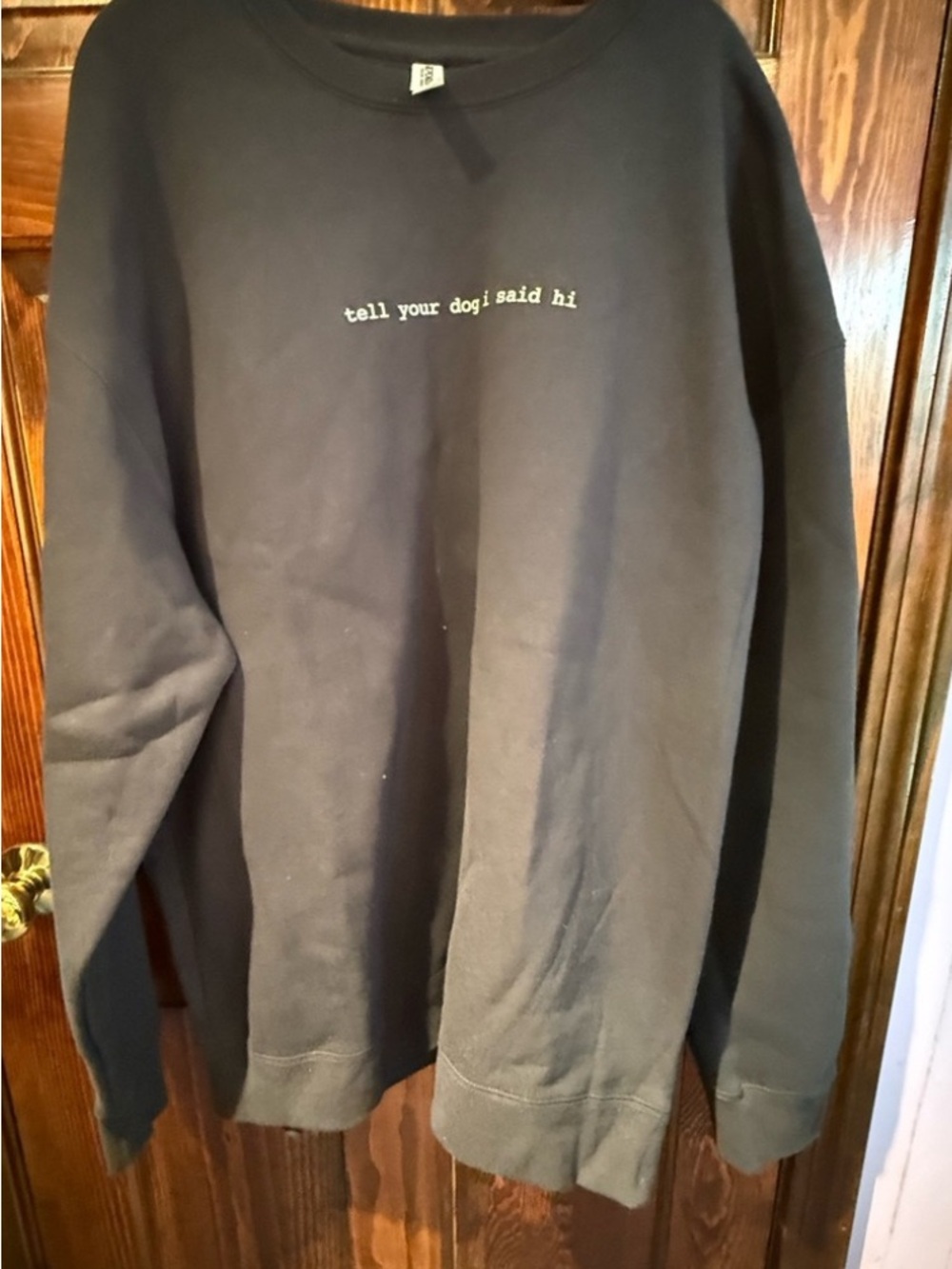 Black Crewneck Sweatshirt 3XL